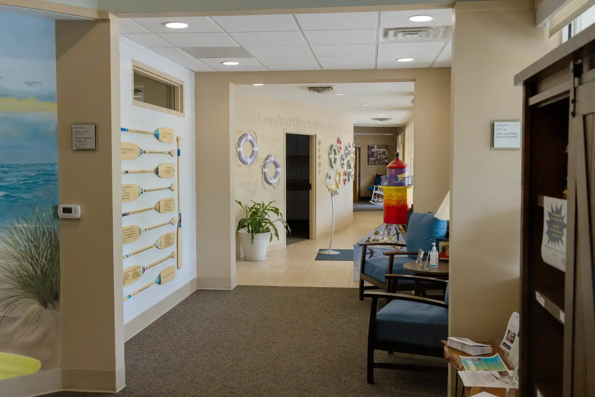 Reception area